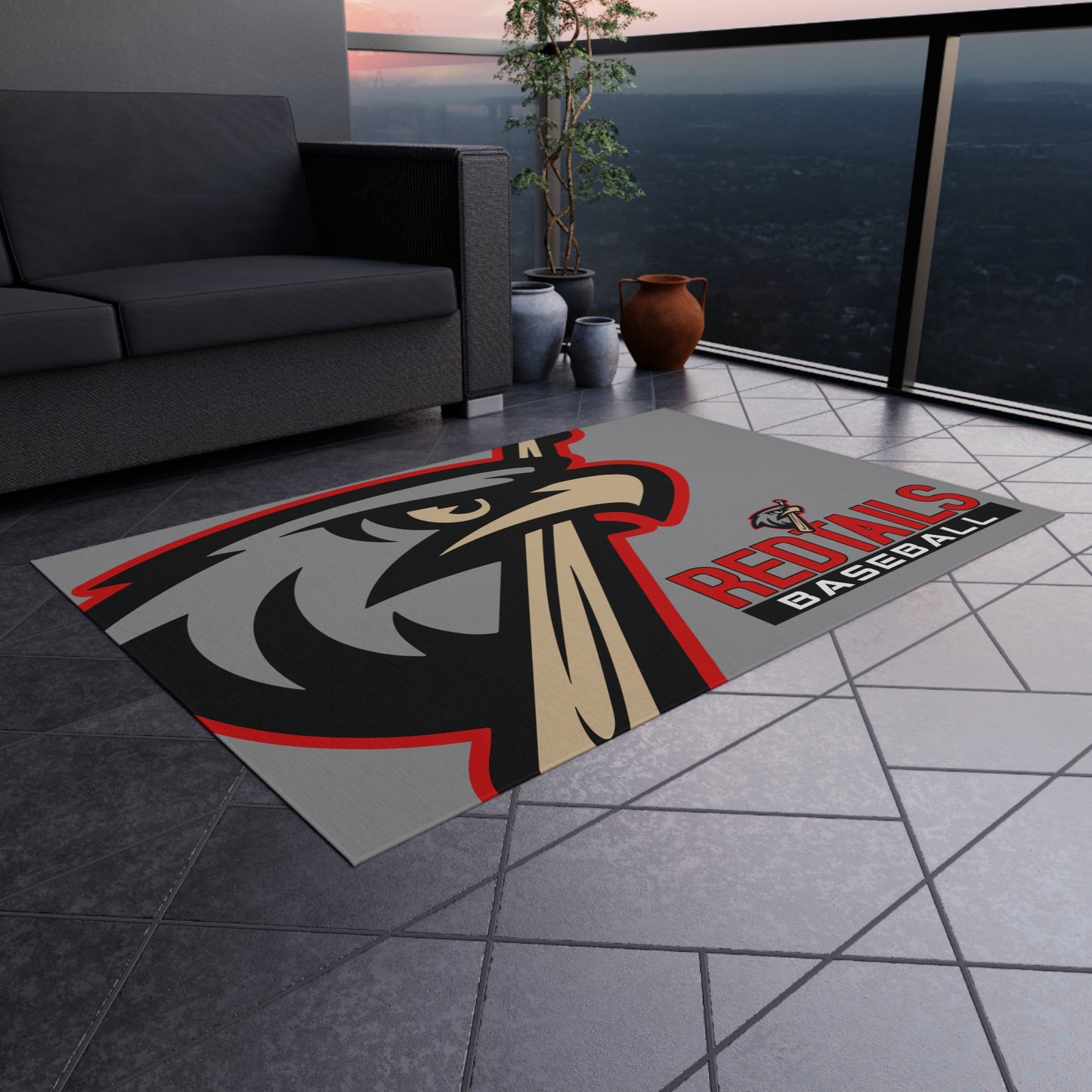Outdoor Rug MSA Redtails Baseball
