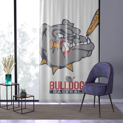 Window Curtain Bloomingdale Bulldogs Baseball