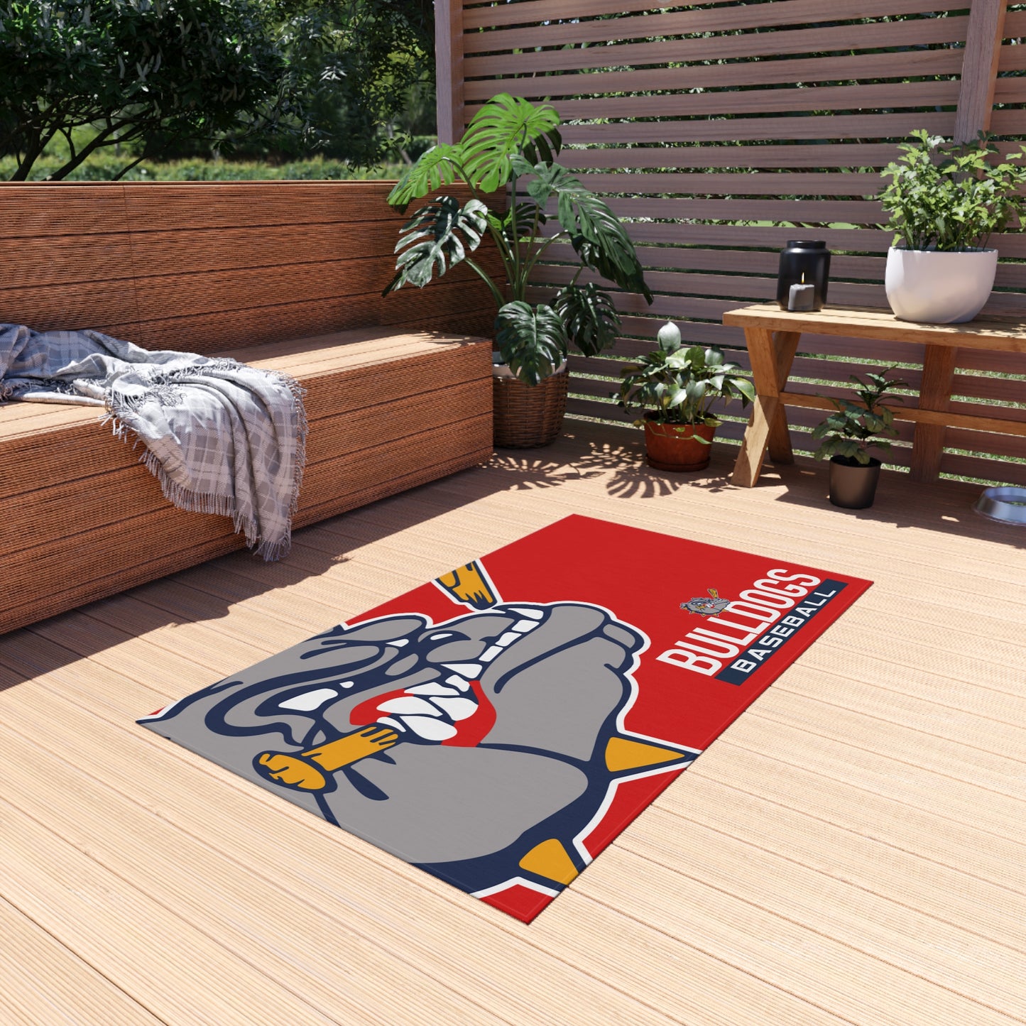 Outdoor Rug Bloomingdale Bulldogs Baseball