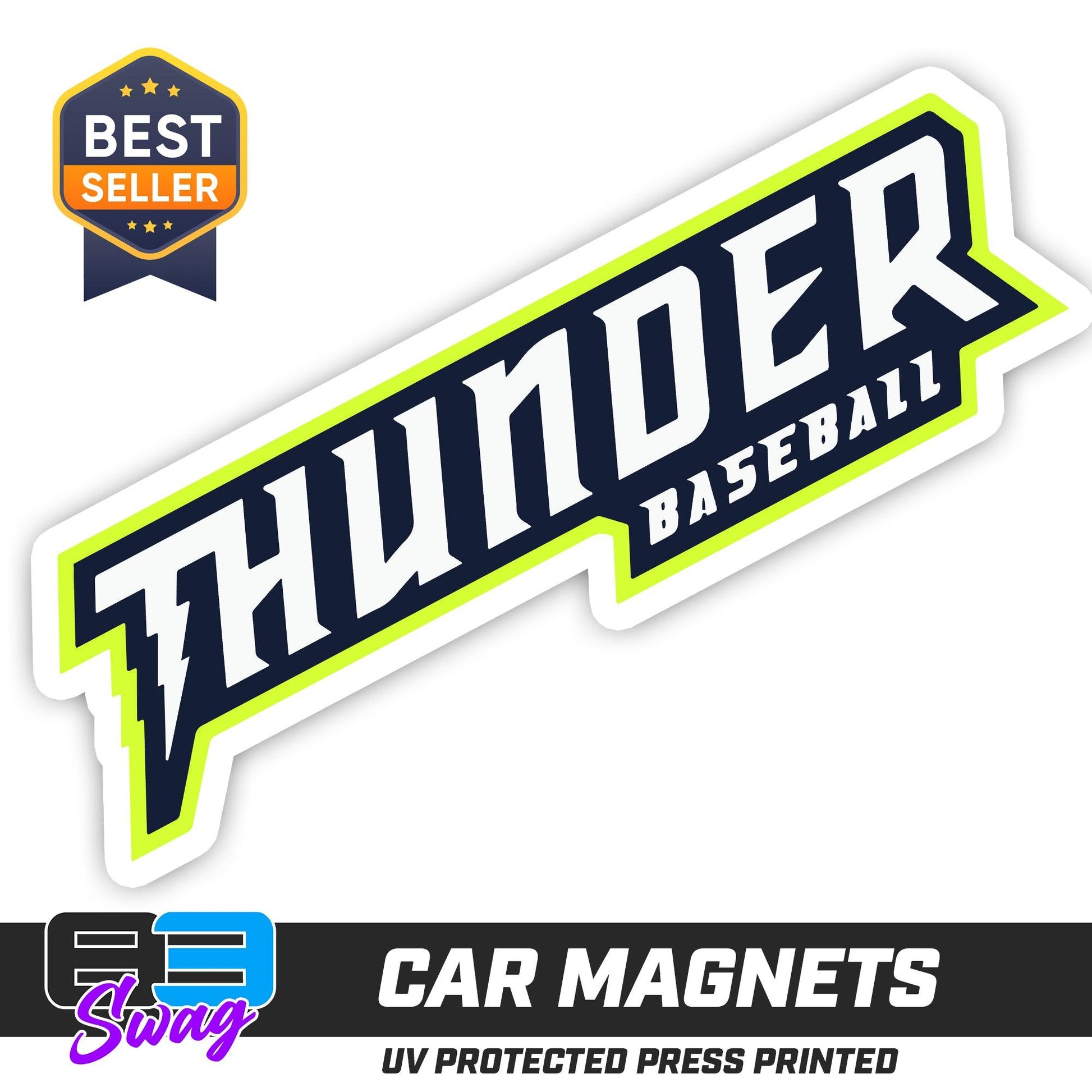 (12 Pack) Logo 4" Magnets - Ponte Vedra Thunder Baseball - 83Swag