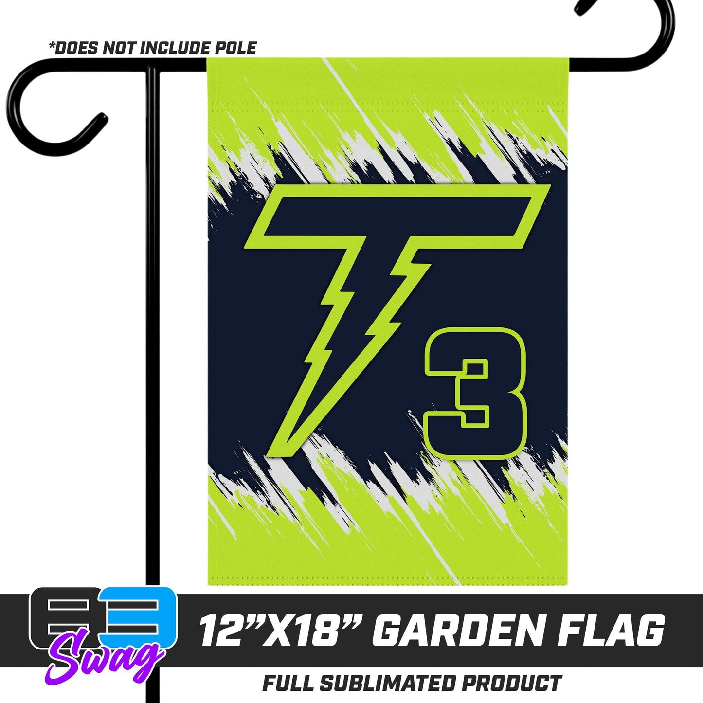 12"x18" Garden Flag - Ponte Vedra Thunder Baseball - 83Swag