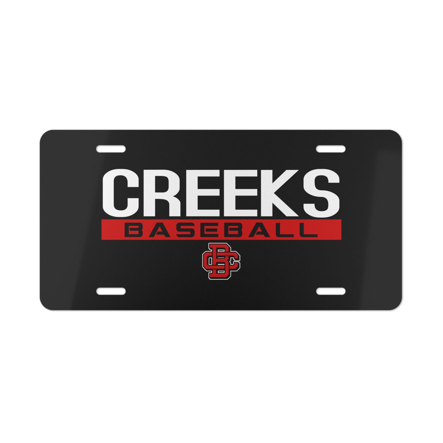 Vanity Plate Creeks Baseball Club - CBC