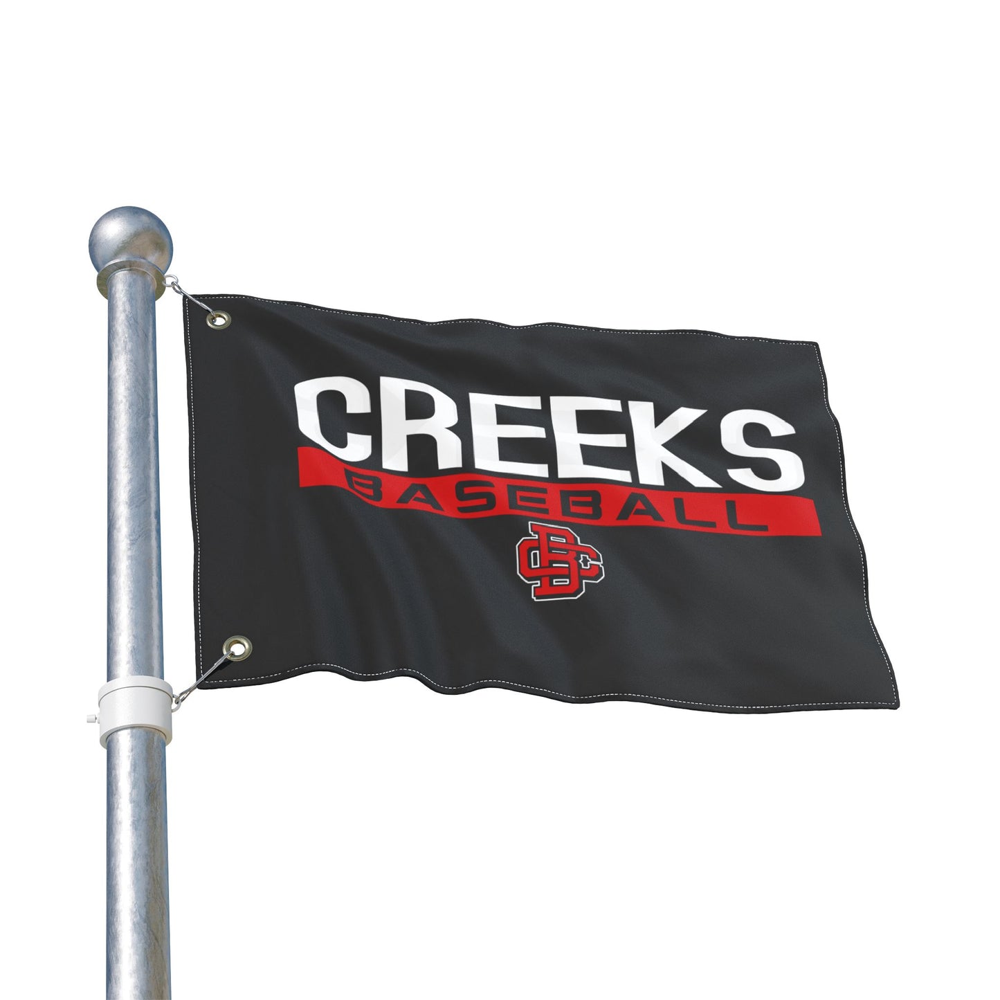 Double Sided Flag Creeks Baseball Club - CBC