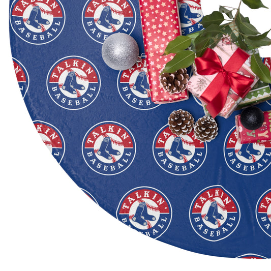 Christmas Tree Skirts Talkin' Baseball