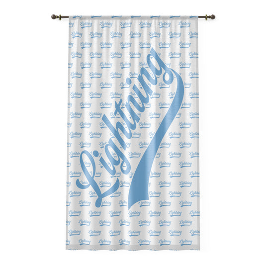 Window Curtain Lightning Baseball