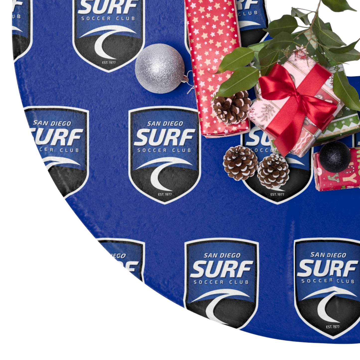 Christmas Tree Skirts San Diego Surf Soccer