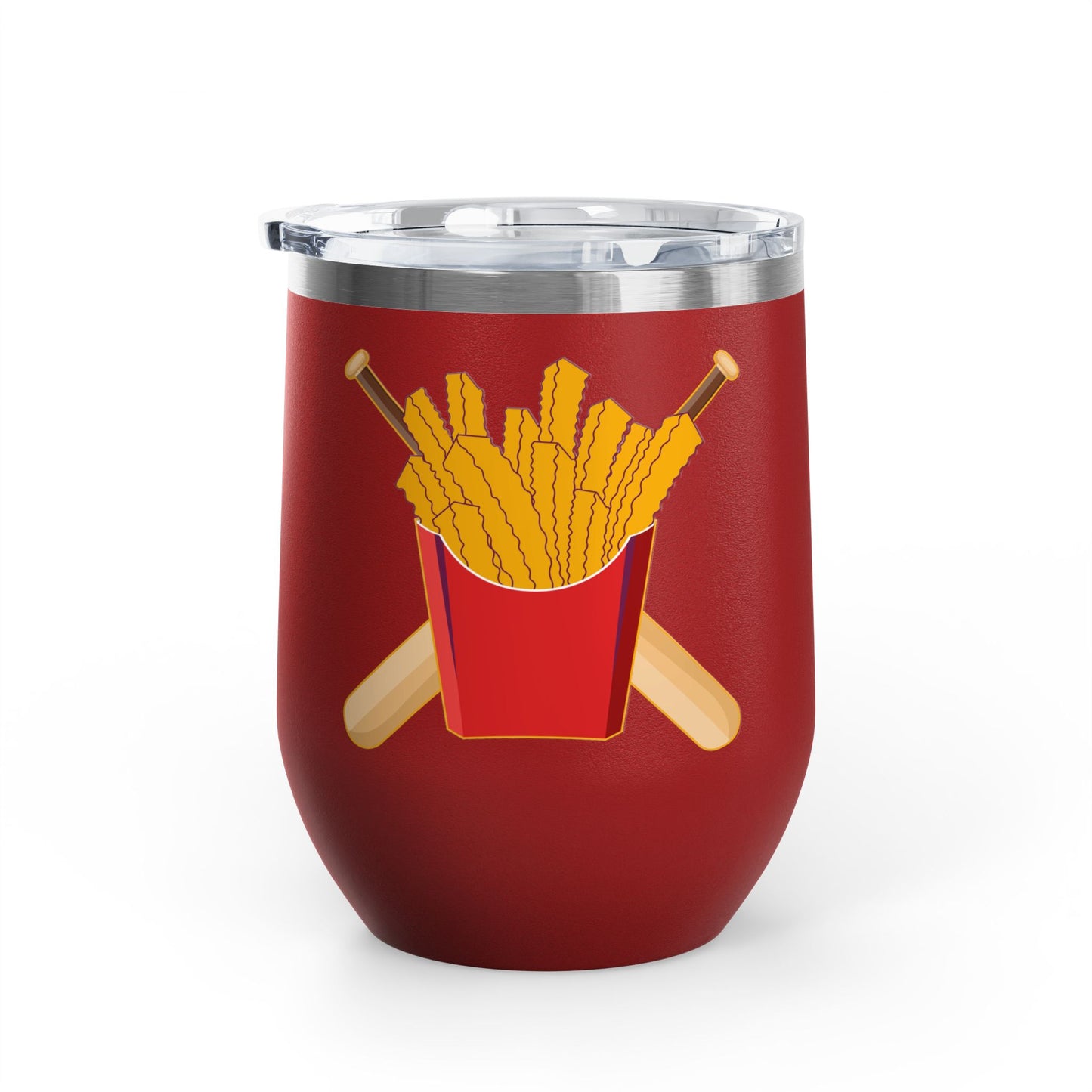 Wine Tumbler, 12oz Team Rally Fries