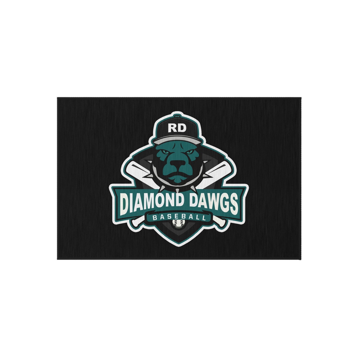 Outdoor Rug Diamond Dawgs Baseball
