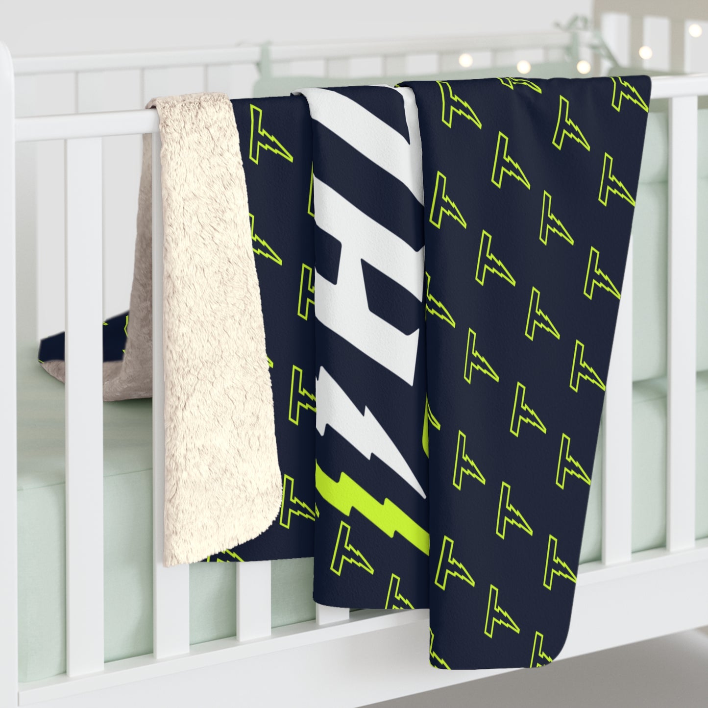 Thunder Sherpa Fleece Blanket