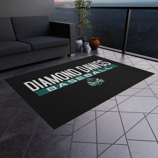Outdoor Rug Diamond Dawgs Baseball