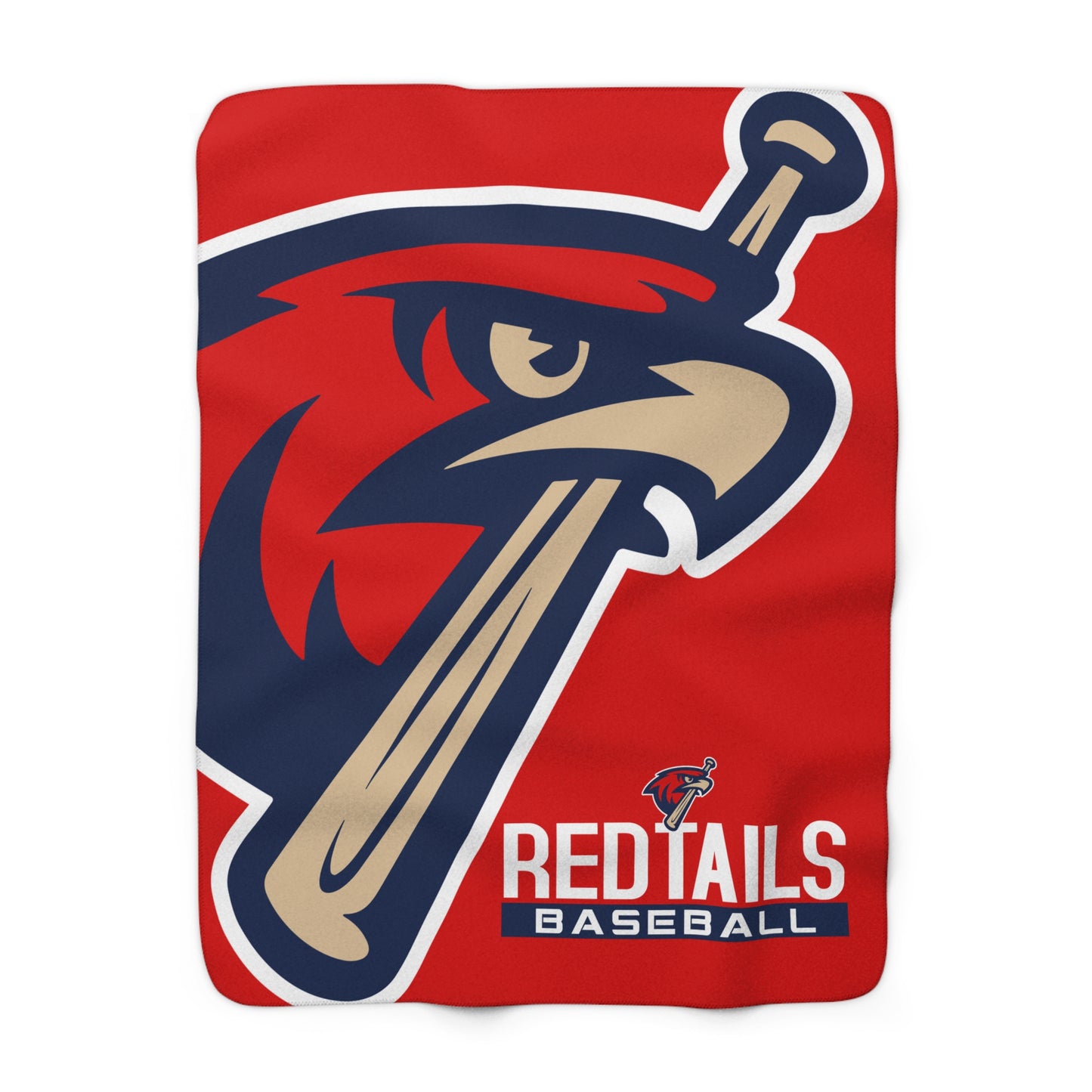 Sherpa Fleece Blanket MSA Redtails Baseball