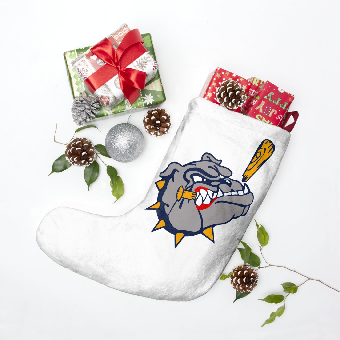 Christmas Stockings Bloomingdale Bulldogs Baseball