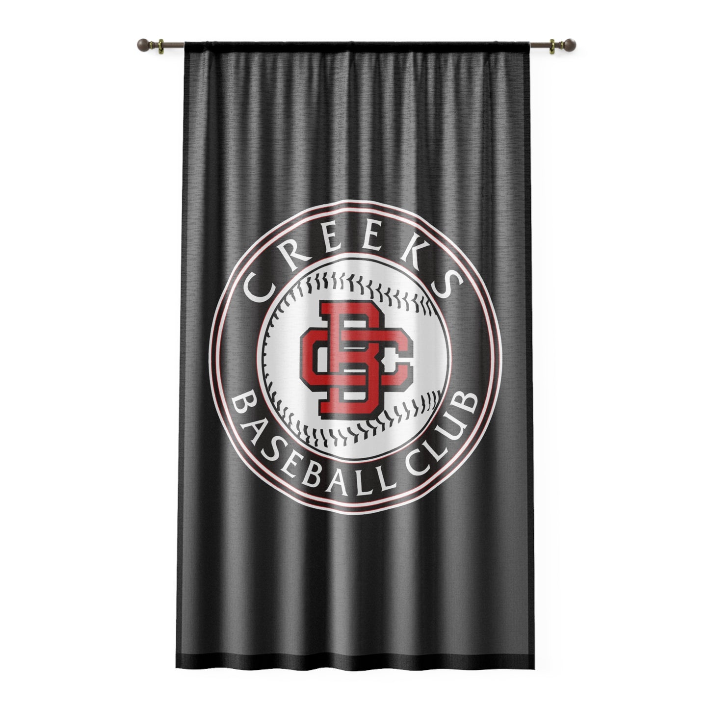 Window Curtain Creeks Baseball Club - CBC