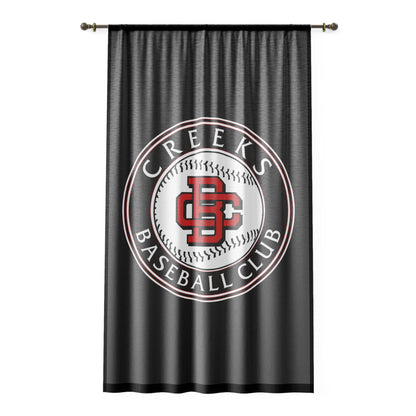 Window Curtain Creeks Baseball Club - CBC