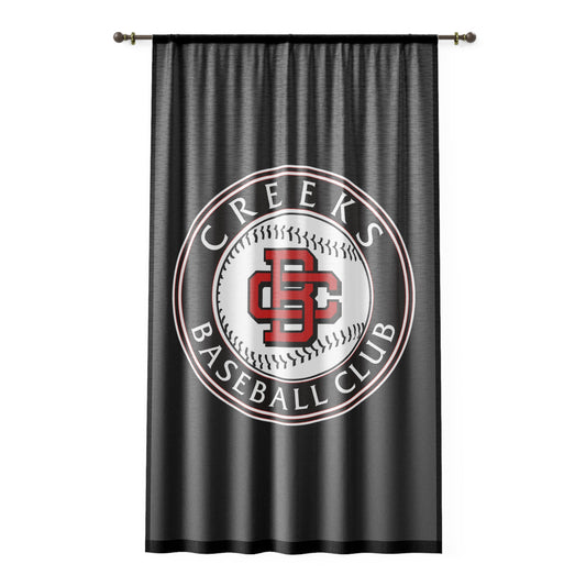 Window Curtain Creeks Baseball Club - CBC