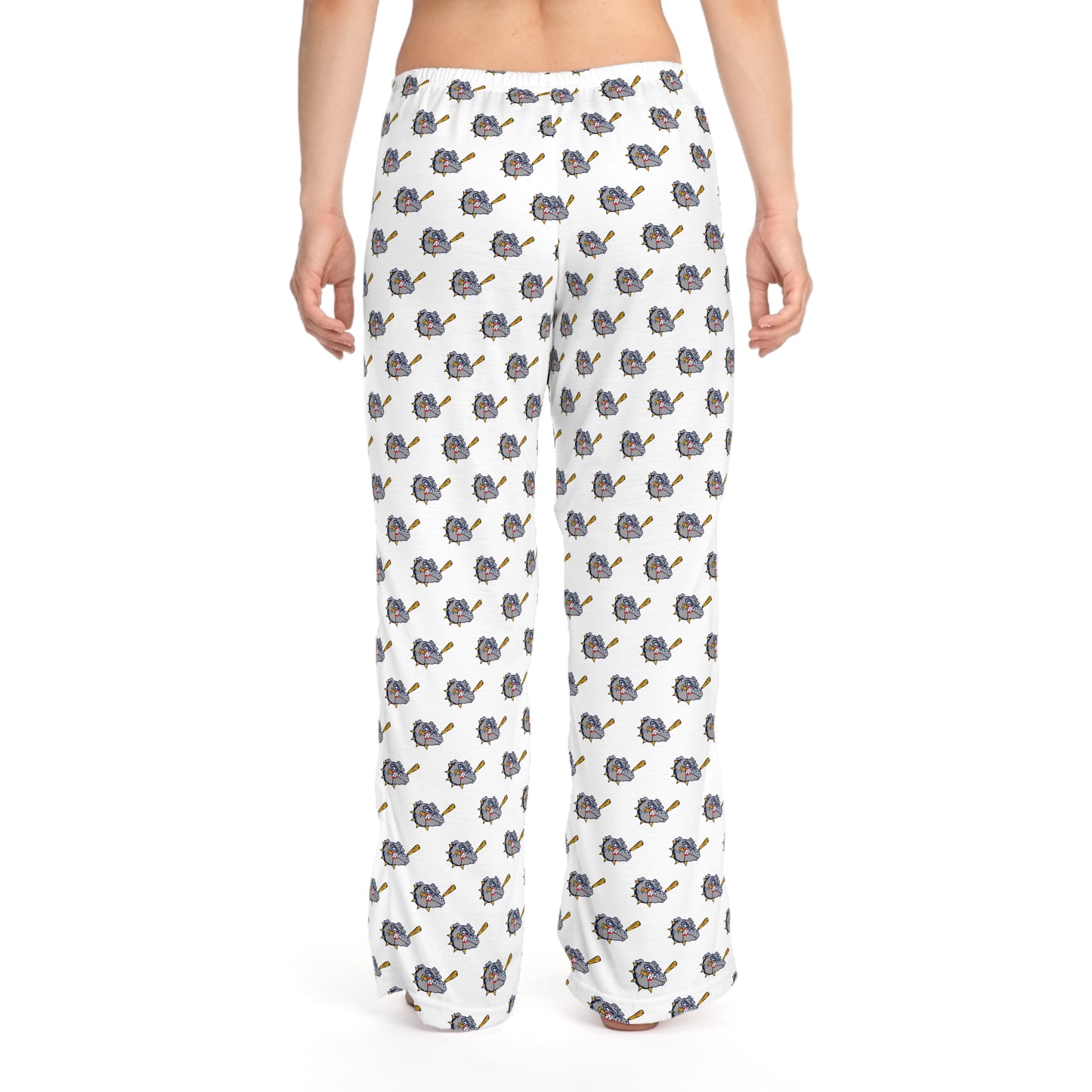 Women's Pajama Pants (AOP) Bloomingdale Bulldogs Baseball