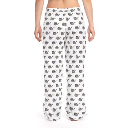 Women's Pajama Pants (AOP) Bloomingdale Bulldogs Baseball