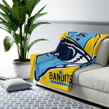 Sherpa Fleece Blanket Bold City Bandits Baseball