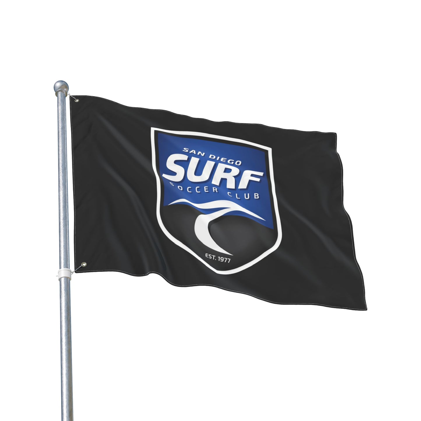 Double Sided Flag San Diego Surf Soccer