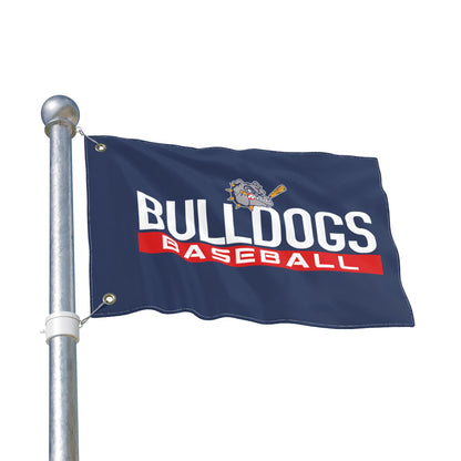 Double Sided Flag Bloomingdale Bulldogs Baseball
