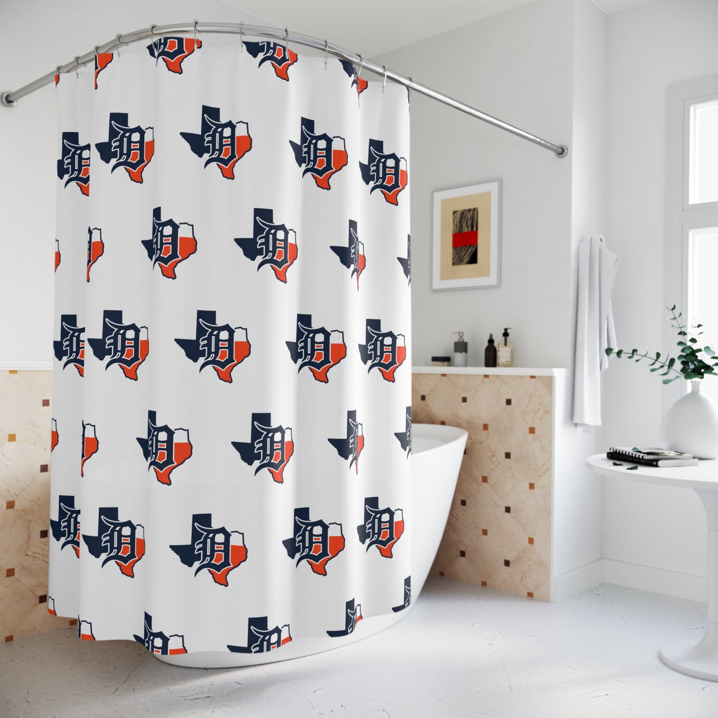 Shower Curtains Dallas Tigers Baseball
