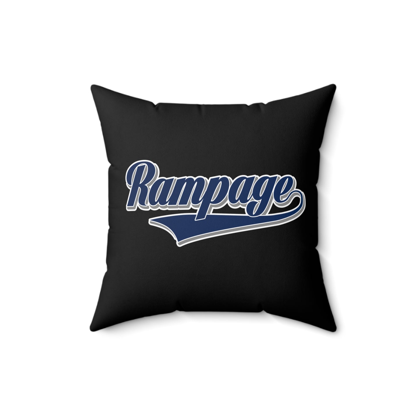 Spun Polyester Square Pillow Mississippi Rampage