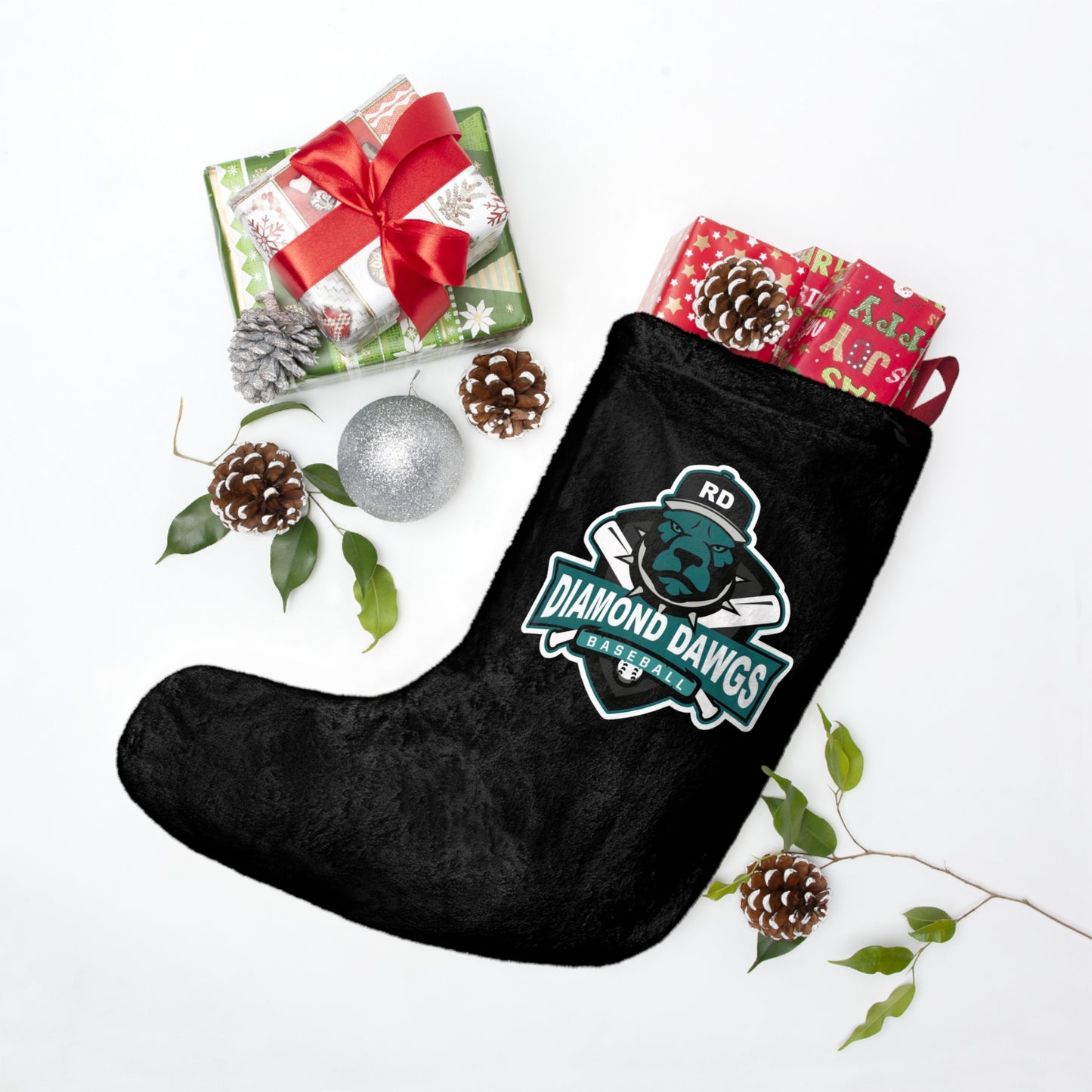 Christmas Stockings Diamond Dawgs Baseball