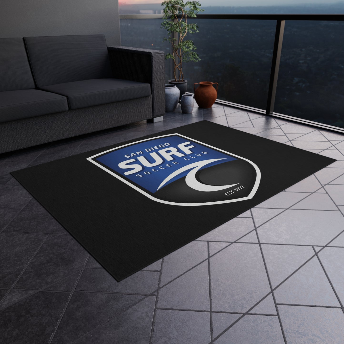 Outdoor Rug San Diego Surf Soccer