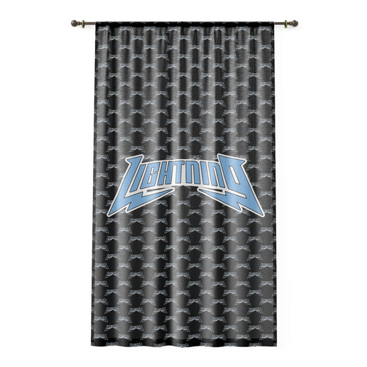 Window Curtain Lightning Baseball
