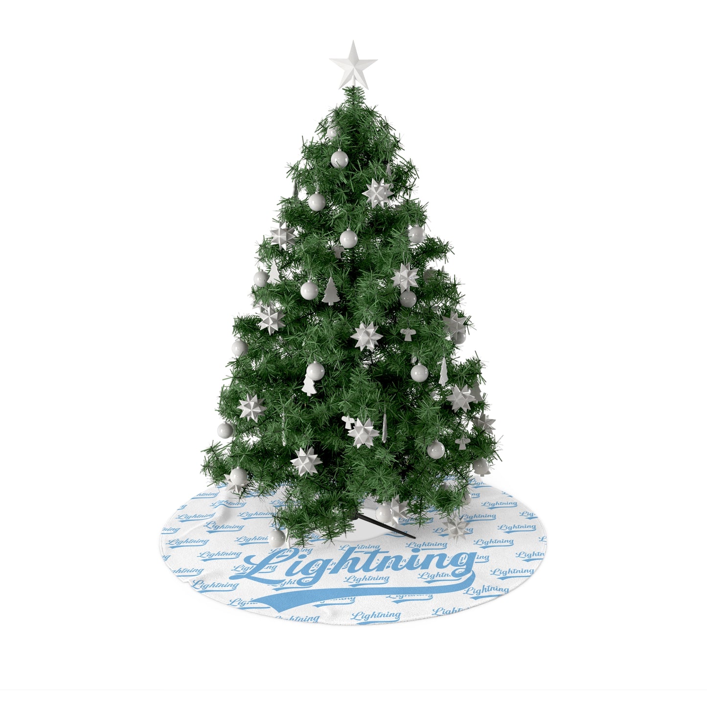 Christmas Tree Skirts Lightning Baseball