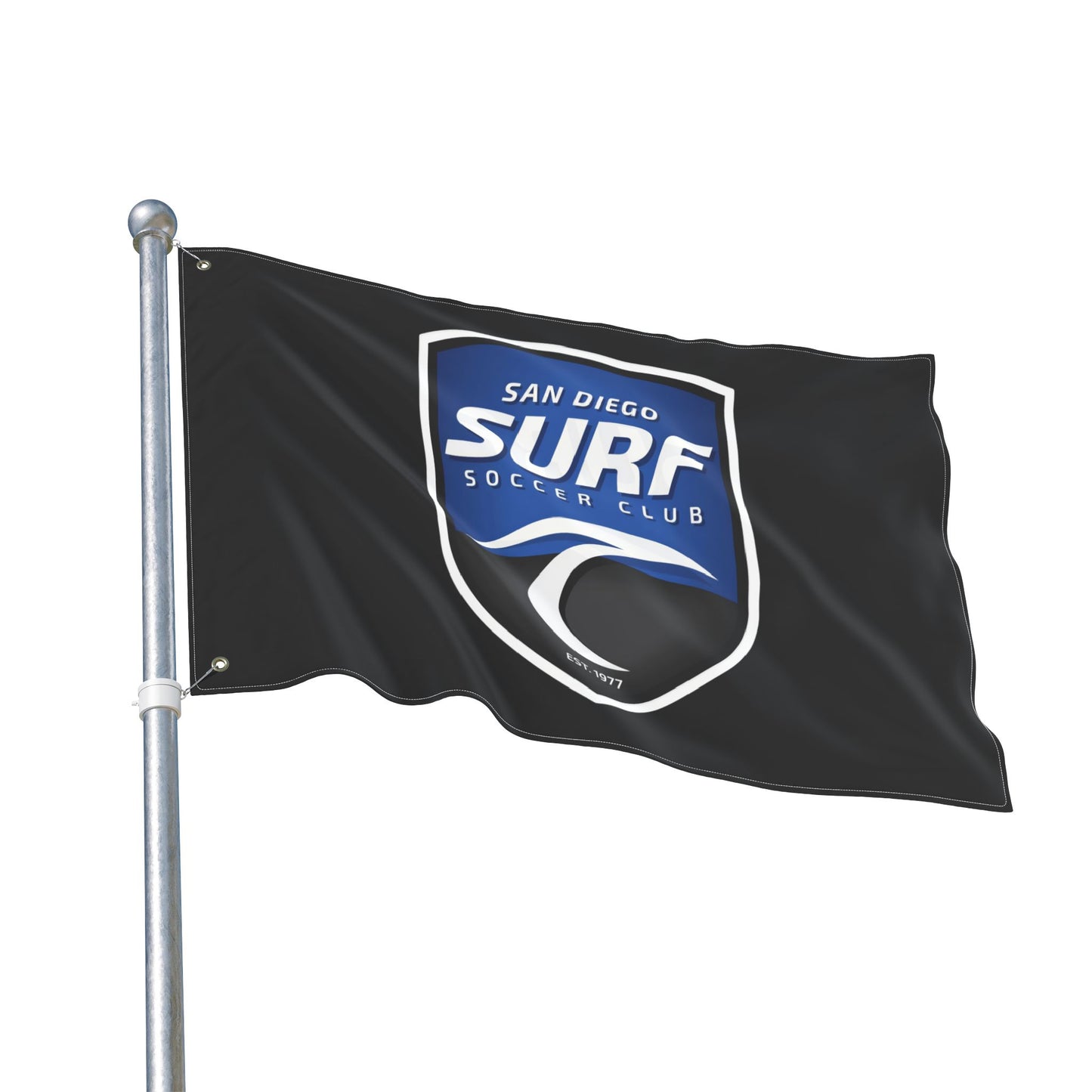 Double Sided Flag San Diego Surf Soccer