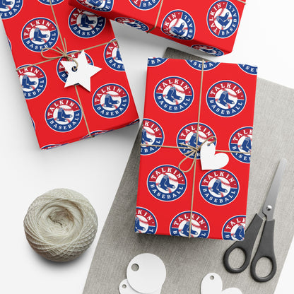 Gift Wrap Papers Talkin' Baseball