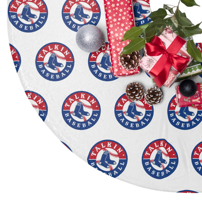Christmas Tree Skirts Talkin' Baseball