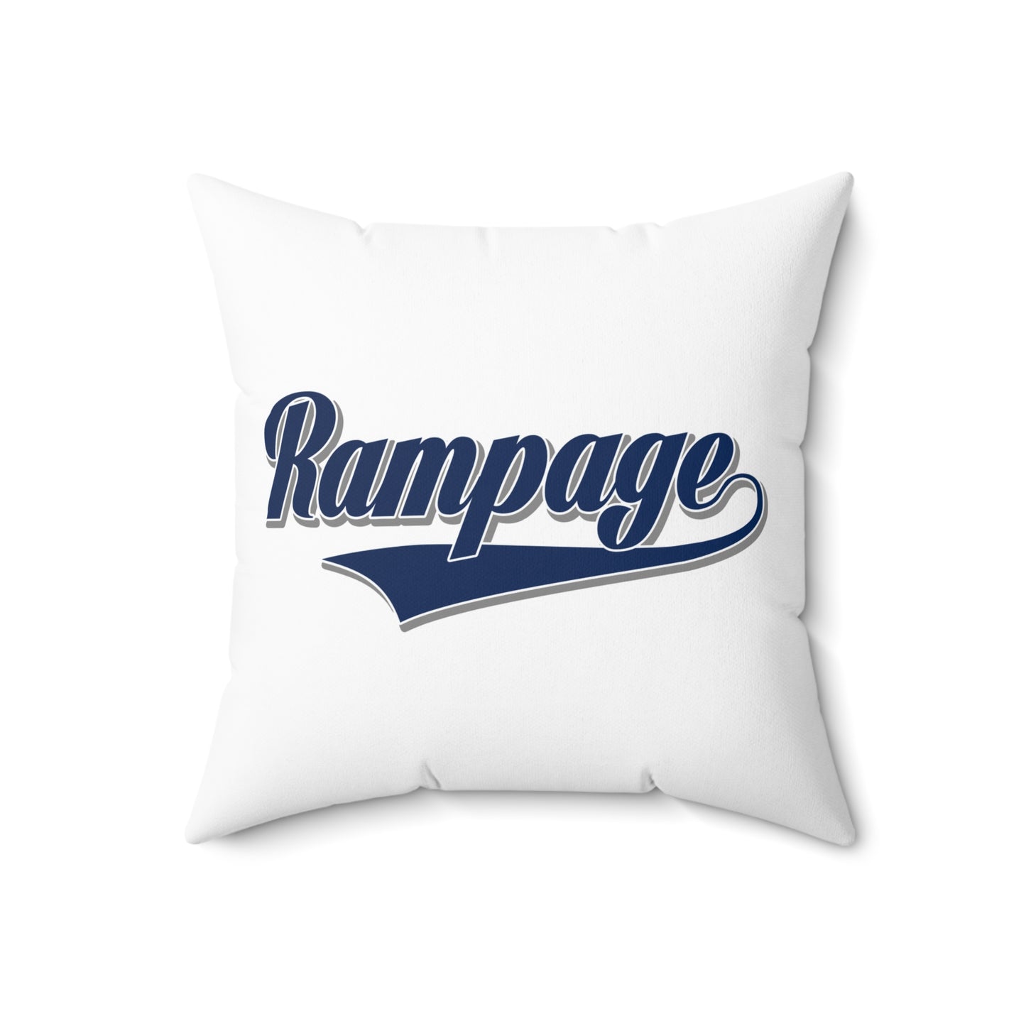 Spun Polyester Square Pillow Mississippi Rampage