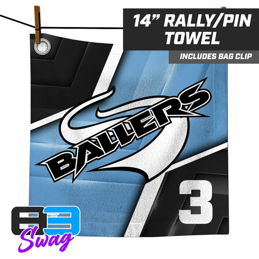 14"x14" Rally Towel - Ballers - 83Swag