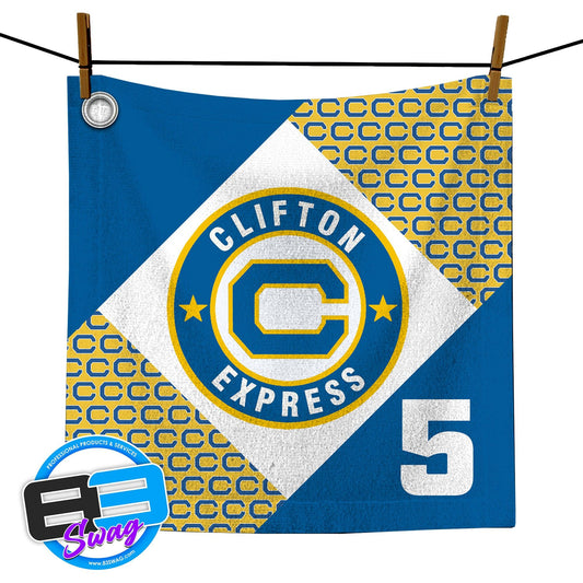 14"x14" Rally Towel - Clifton Express Baseball - 83Swag