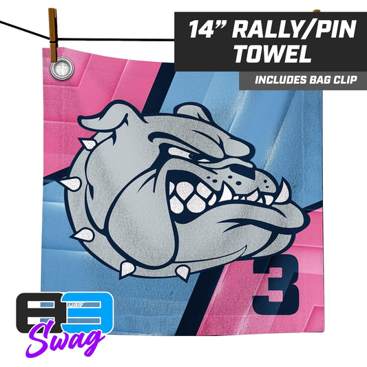14"x14" Rally Towel - Maumelle Bulldogs Baseball 2 - 83Swag