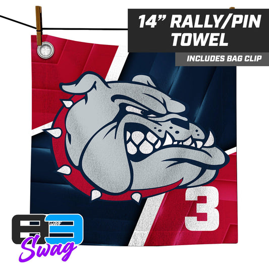 14"x14" Rally Towel - Maumelle Bulldogs Baseball - 83Swag