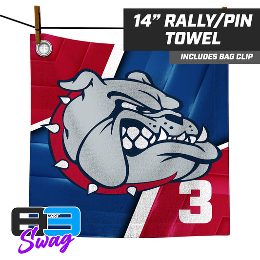 14"x14" Rally Towel - Maumelle Bulldogs Baseball - ROYAL - 83Swag