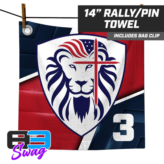 14"x14" Rally Towel - ORLANDO LIONS - 83Swag