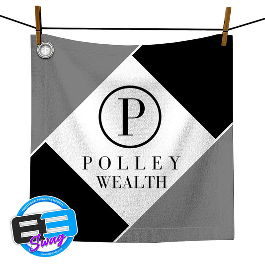 14"x14" Rally Towel - Polley Wealth Management - 83Swag