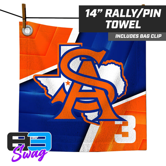 14"x14" Rally Towel - San Angelo Central Football - 83Swag