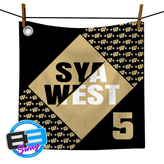 14"x14" Rally Towel - SYA West Baseball - 83Swag