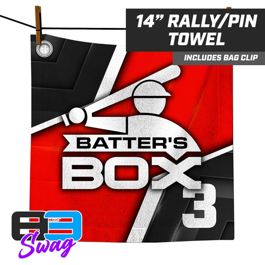 14"x14" Rally Towel - The Batters Box - 83Swag