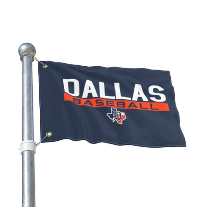 Double Sided Flag Dallas Tigers Baseball