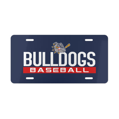 Vanity Plate Bloomingdale Bulldogs Baseball