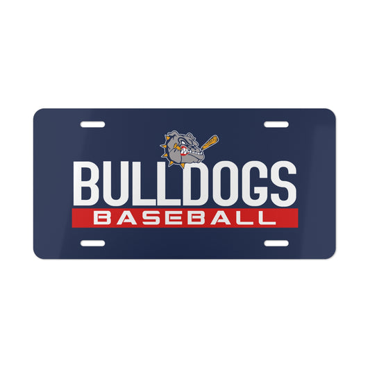 Vanity Plate Bloomingdale Bulldogs Baseball