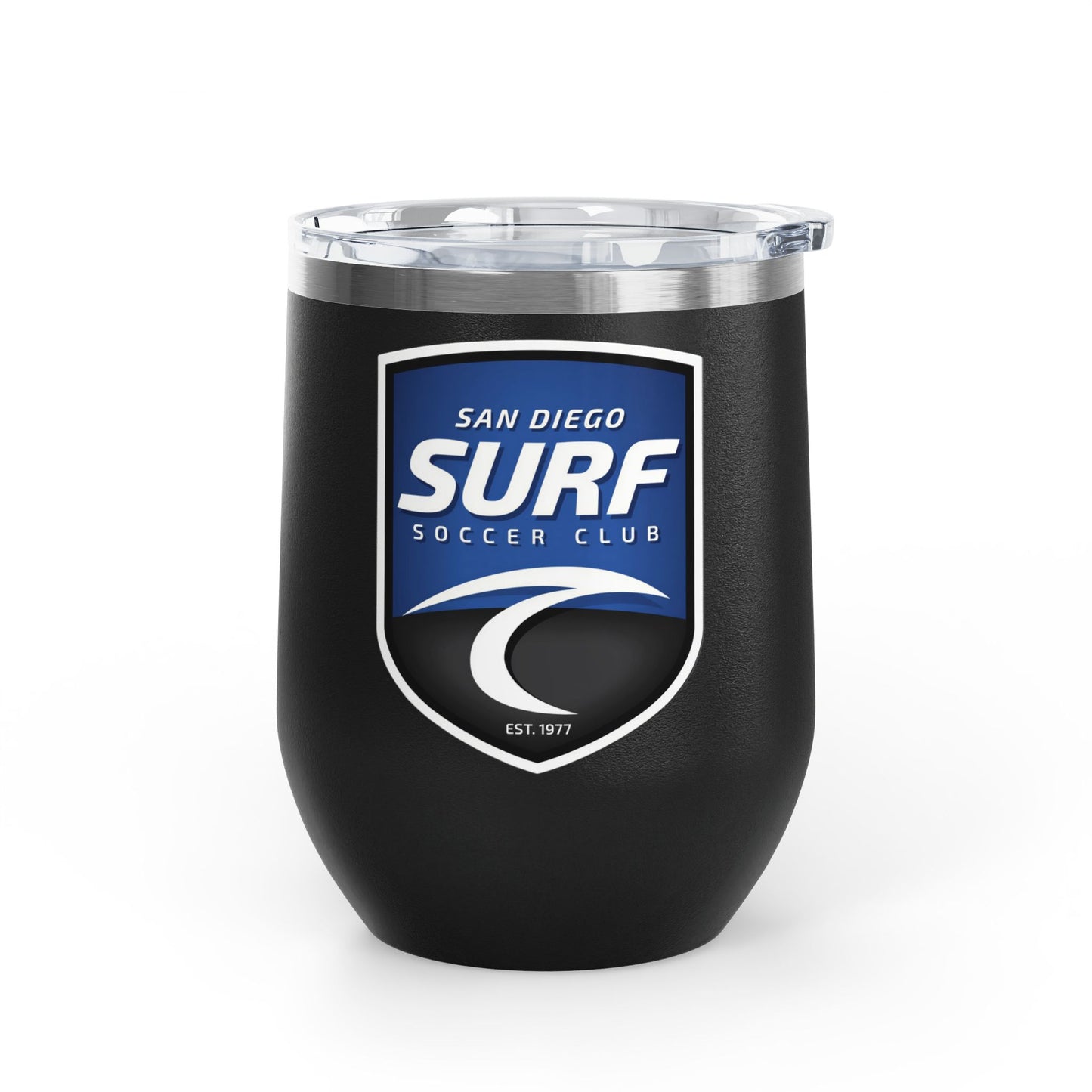 Wine Tumbler, 12oz San Diego Surf Soccer