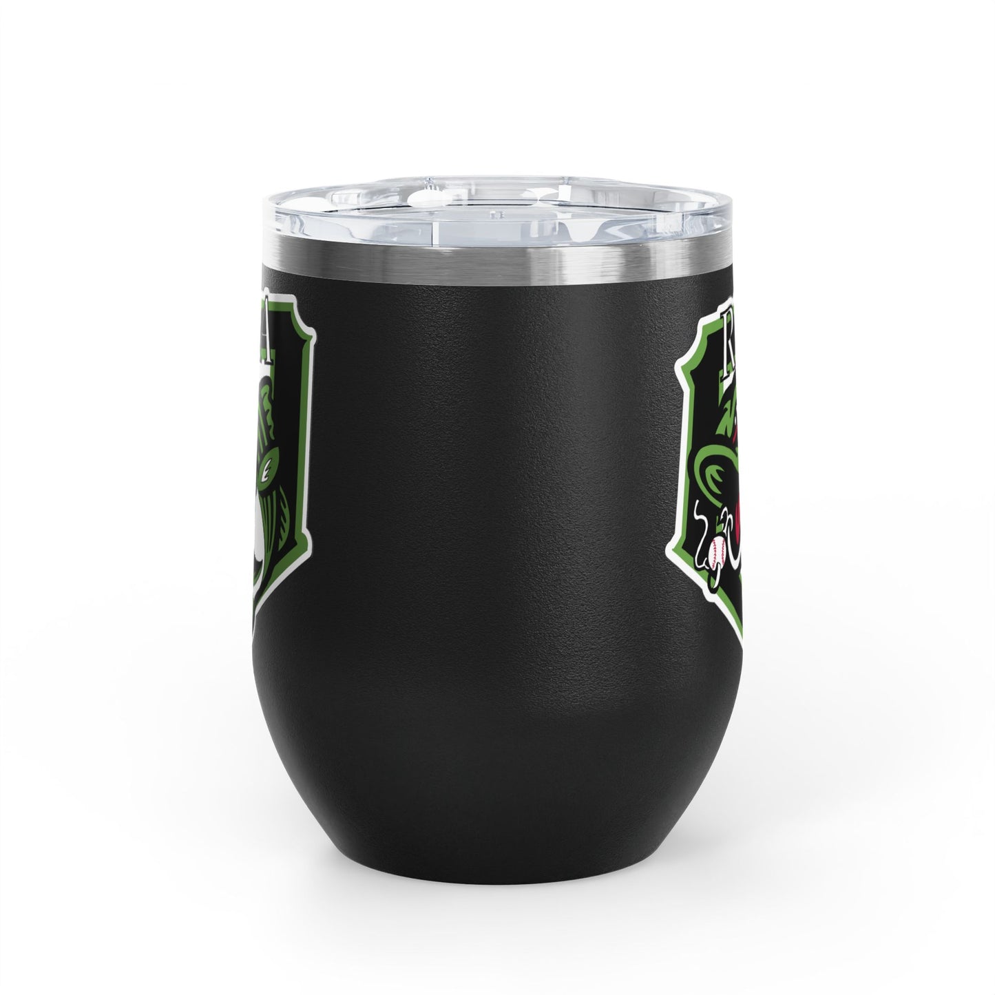 Wine Tumbler, 12oz RBA Stripers Baseball
