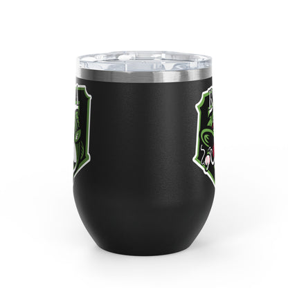 Wine Tumbler, 12oz RBA Stripers Baseball